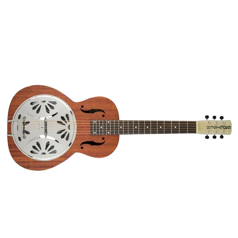 Guitarra Resonadora Gretsch G9210 Boxcar Cuello Cuadrado Natural 6 Cuerdas Foto 3 de 4