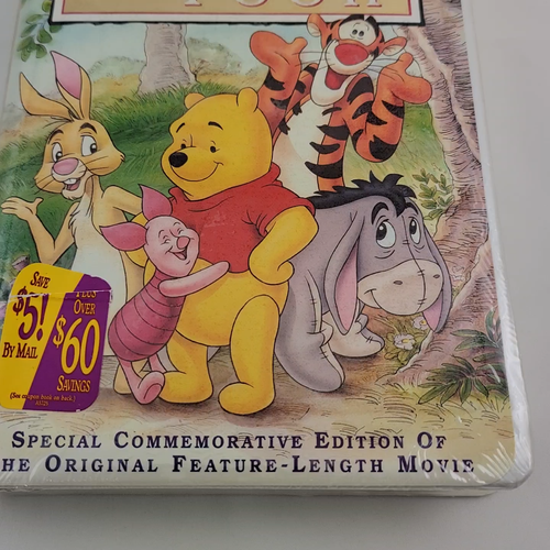 Sealed Walt Disney's Masterpiece The Many Adventures Of Winnie The Pooh VHS 7074 - Video 1 of 1