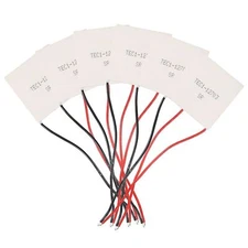6pcs TEC1-12703 Semiconductor High Power Heatsink Thermoelectric Cooler 12V 1...