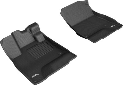 Fit 2018-2019 Honda Clarity All Weather Floor Mat Front Set Kagu Black