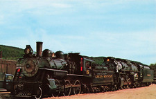 Green Mountain RR Mogul #89, 2-6-0 Steam Locomotive Postcard