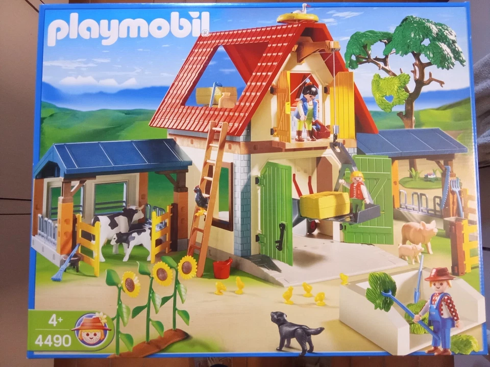 PLAYMOBIL 4490 ANCIENNE FERME MISB NEUF NEU ENW ANCIENNE REF DE 2004 - Photo 1/3