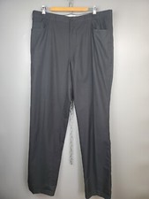 Brioni Marmolada Classic Black Cotton DressUncuffed Pants Mens Size 56R