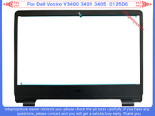 New For Dell Vostro V3400 3401 3405 LCD Front Bezel Cover 0125D6 125D6 Black