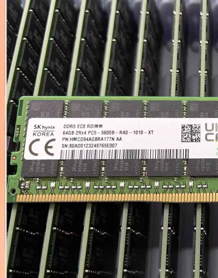 P64707-B21 P53627-0AE HPE 64GB 2Rx4 DDR5 PC5-5600 EC8 RDIMM Gen11