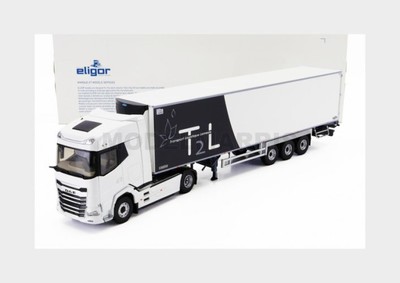 ELIGOR 118193 DAF - Xg Truck Semi-Frigo T2L Transporte 2021 - White Blau - 1/43
