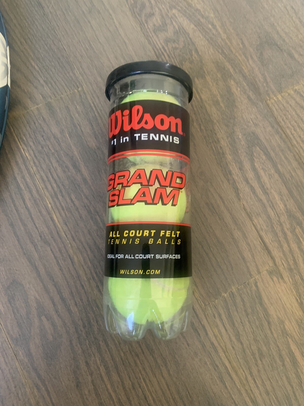 Wilson Grand Slam Tennis Balls All Court Felt Yellow WRT1043 3Pack Set