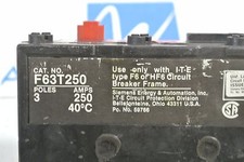Siemens F63T150 F6 or HF6 Frame 3P 600V 250A Circuit Breaker Trip Unit - TESTED