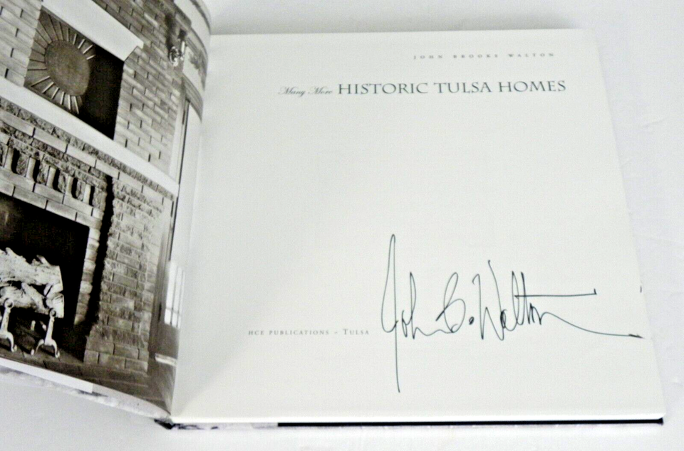 Historic Tulsa Homes 3 volumes All Signed by John Brooks Walton With