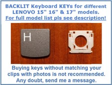 CYN5 Keyboard KEY for different Lenovo Ideapad/Flex/Yoga/ThinkBook/Slim models