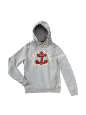 SCOTCH SHRUNK  Sweatshirt m. Kapuze  hellgrau Anker Gr.116 / 6 Y NEU m. Etikett