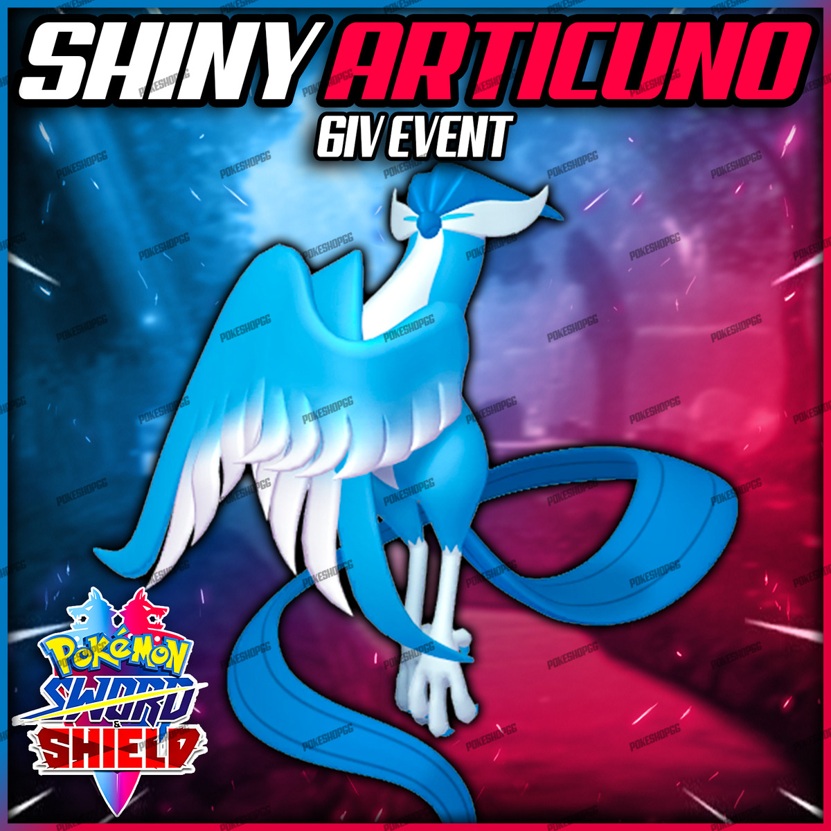 ✨Shiny Articuno 6IV✨ Pokemon Scarlet & Violet 🚀Fast Trade🚀