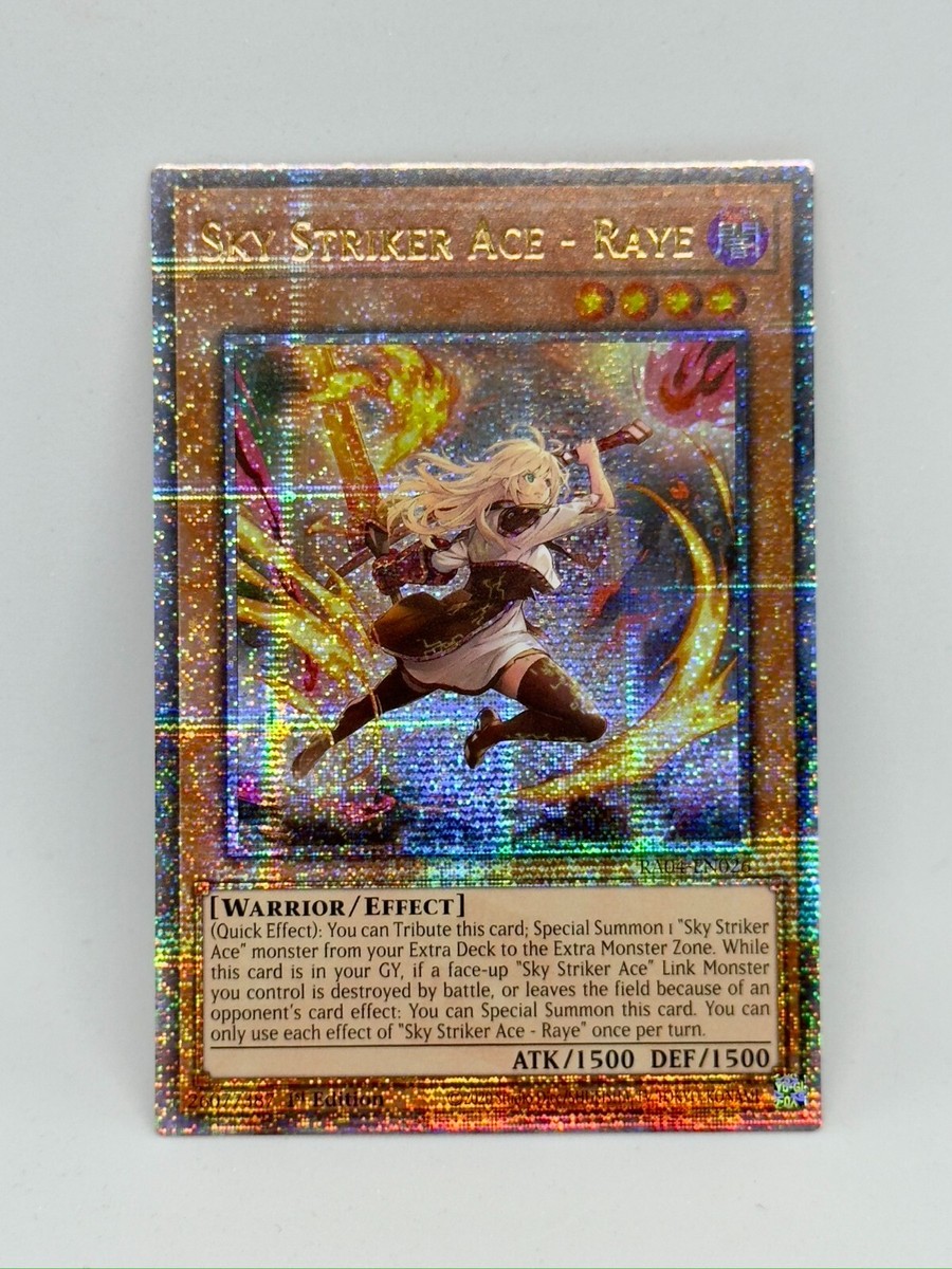 Sky Striker Ace - Raye (New Art) (Quarter Century Secret Rare) | eBay