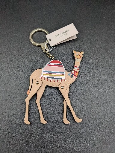 Kate spade camel keychain sale