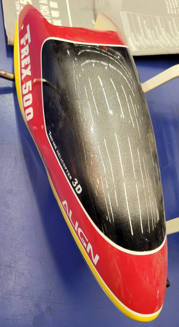 ALIGN TREX 500 GF RC EP Helicopter Kit w/ Body Blades & Carbon Fiber