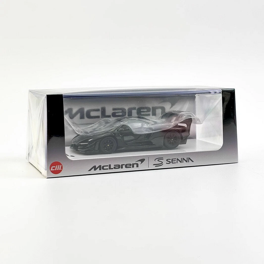 McLaren Senna ミニカー ホワイト/ブラック McLaren Senna White and Black 1/24 Diecast Model Car by