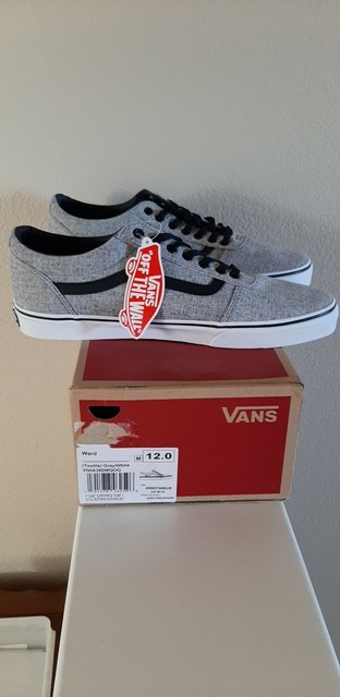 vans ward textile gray