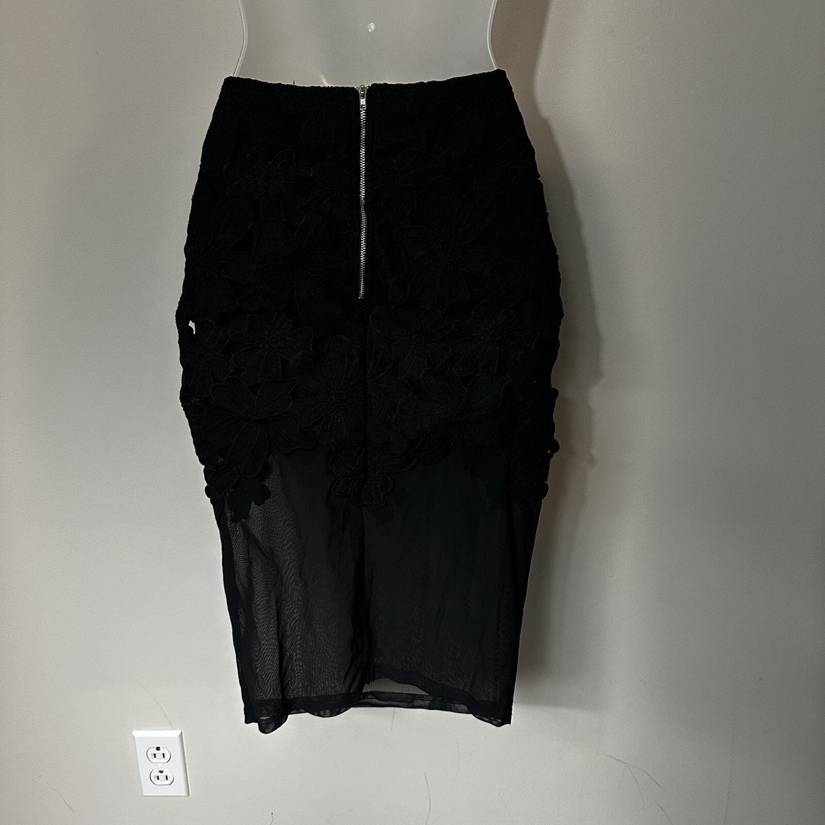 Missguided Black Sheer Skirt in Size US 12 | eBay Missguided Black Sheer Skirt in Size US 12 | eBay