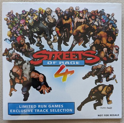 Streets of Rage 4 audio CD | Limited Run Games Exclusive Track Selection