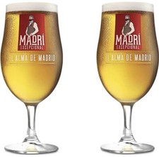 2 NEW MADRI EXCEPCIONAL HALF PINT GLASSES 2023 BY ARC, FRANCE  Free Shipping UK
