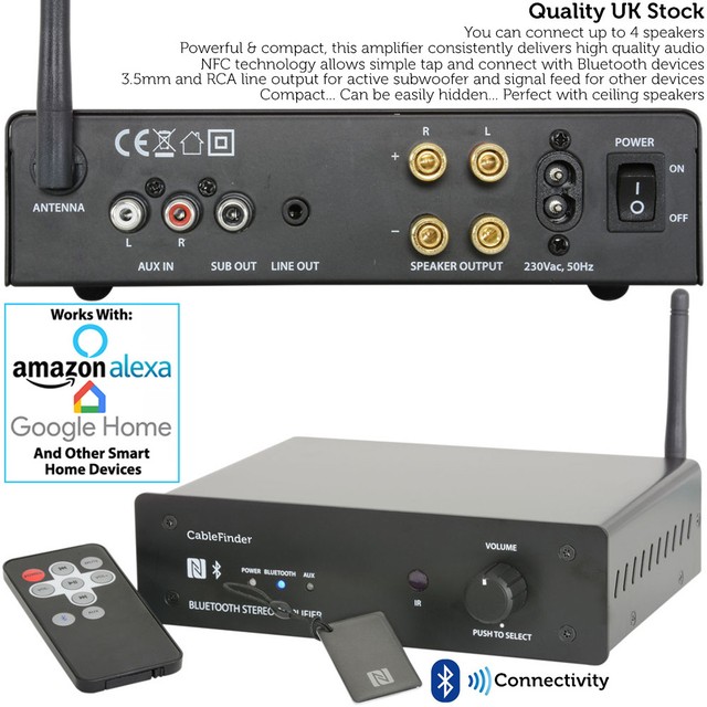 wireless amplifier for surround speakers