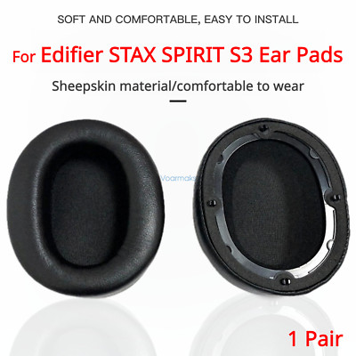 Replacement Sheepskin Ear Pads For Edifier STAX SPIRIT S3 Headphone Cover