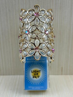 Bath & Body Works Rose Gold Flowers gems Wallflowers Plug in Fragrance Diffuser