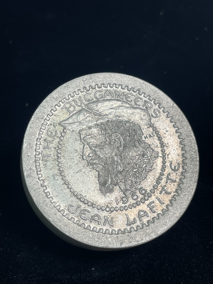 H. Alvin Sharpe Studio Proof Lead Die Puck Mardi Gras Doubloon