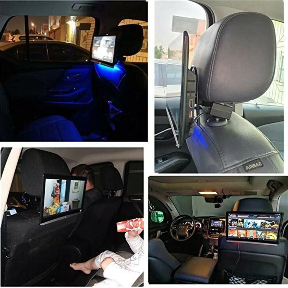 2X 13.3"Android 10.0 Car Headrest Monitor 1080P Touch Screen WIFI BT HDMI FM MP5 - Image 4 of 4