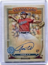 2020 Topps Gypsy Queen - AARON CIVALE - Autograph Rookie - CLEVELAND INDIANS