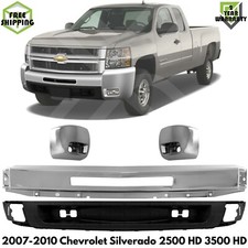 Front Bumper Chrome Bumper Ends Kit For 2007-2010 Chevy Silverado 2500 Hd 3500 Front Bumper Chrome Bumper Ends Kit For 2007-2010 Chevy Silverado 2500 Hd 3500