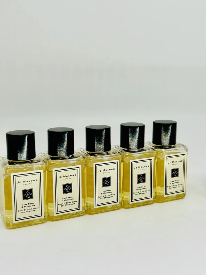Jo Malone London Bundle LOT - Lime Basil & Mandarin X5 - English Pear & Freesia - Image 2 of 4