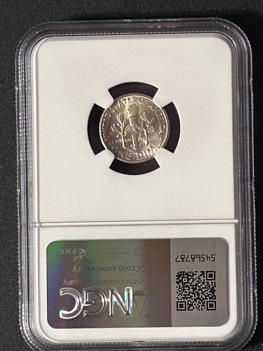 1953 S BU 10C Silver Roosevelt Dime NGC MS 66 "Bugs Bunny" FS-401 Die Clash - Picture 15 of 15