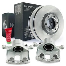 Bremssättel Set Bremsscheiben vorne für Opel Frontera A U92 U99 Monterey B M98