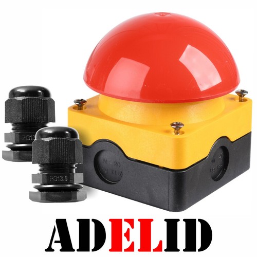 Pilztaster Notaus AP IP65 Notausschalter Pilztaster IP65 Aufputz - Für