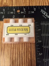 E B G D A E 6 Tones Guitar String Tuning Plastic Guitar Pitch Pipe Tuner US Ship