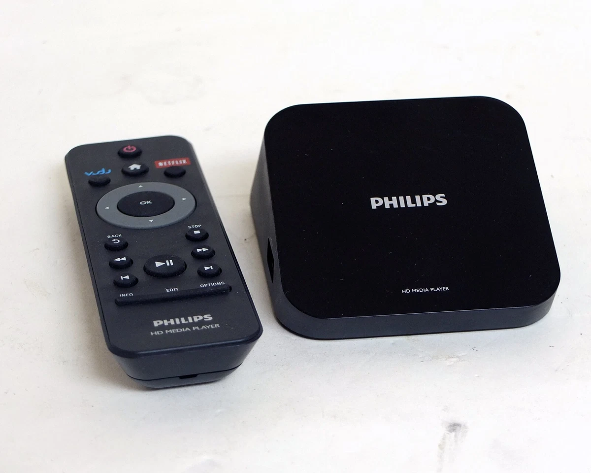 Philips HD Media Player box HMP2000 37 WiFi Netfilx Streaming