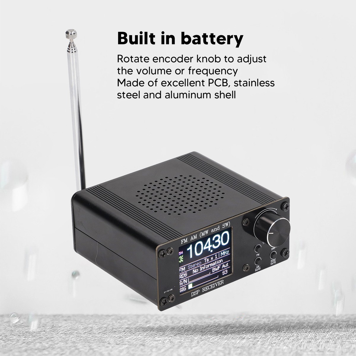 ATS-80 Variable Frequency Oscillator VFO RF Generator With Batte