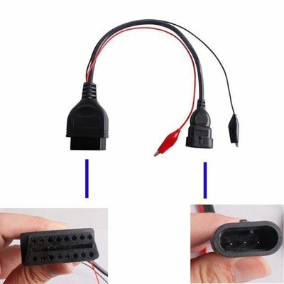 3 Pin to 16 Pin OBD2 Adapter Connector Diagnostic Cable Fit for Fiat Alfa Lancia