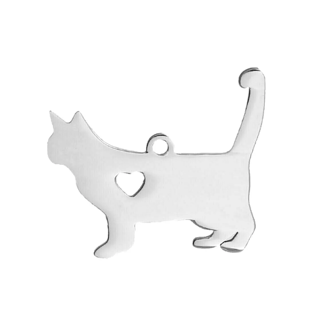 Dog and Cat Silhouette Necklace Dog and Cat Charm Dog 