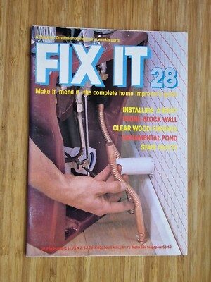 FIX IT magazine - Issue 28 / Installing a bidet / 1983