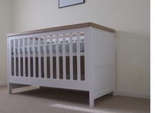 mothercare summer oak cot bed