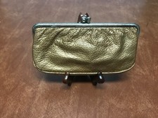 VTG PURSE HANDBAG - SMALL GOLD CLUTCH EVENING WEAR VERY NICE