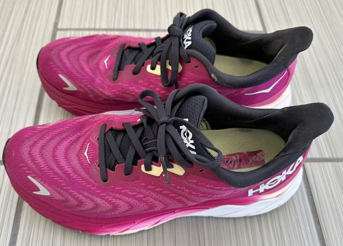 Scarpe da corsa Hoka One Arahi 6 Festival fucsia ibis rosa rosa sneakers 9,5 B - Foto 2 di 15