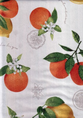 gelb//grün Limetten Kinderstoff Orangen Hilco Summer Fun Jersey