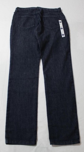 OshKosh B'Gosh Girl's Skinny Leg Cotton Denim Jeans CG2 Dark Blue Size 14 NWT - Picture 3 of 4