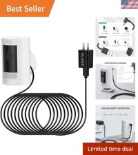Weatherproof Indoor/Outdoor Power Adapter for Ring Stick Up Cam - 16ft Cable
