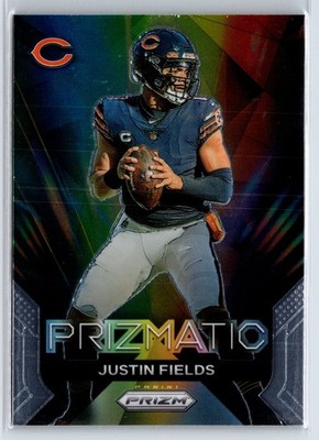 2023 Panini Prizm - Prizmatic Justin Fields #3 Chicago Bears 