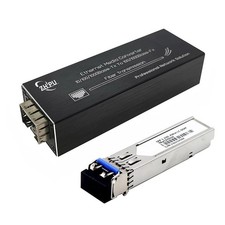 Mini Gigabit Fiber Media Converter 10/100/1000Mbps Ethernet with SFP SC Module