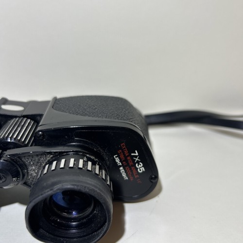 Vintage Binolux Binoculars 7 X 35 extra wide Angle 11” 578ft At 1000yds W/ Case - Picture 5 of 9